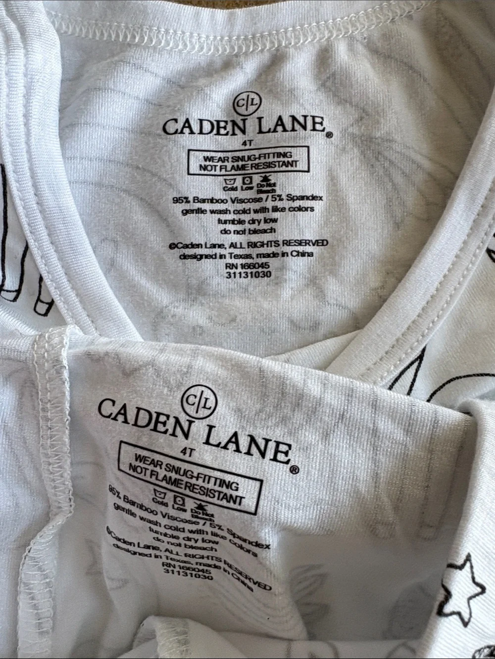 NWT Caden Lane Girls Unicorn & Rainbow Pajama Set 4t